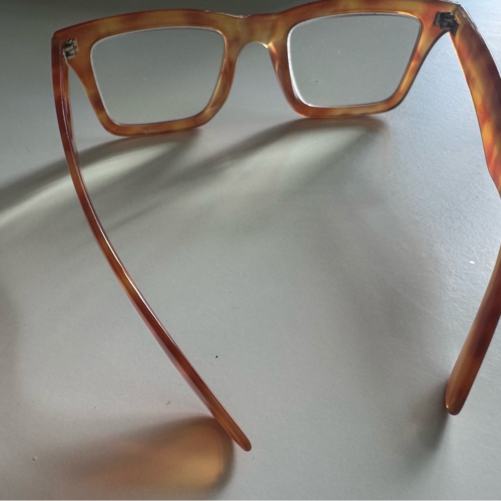 Tortoiseshell Rectangular Glasses - Picture 6 of 6